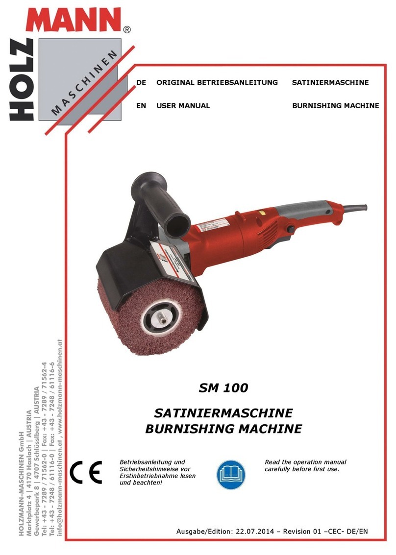 Holzmann SM 100 User manual