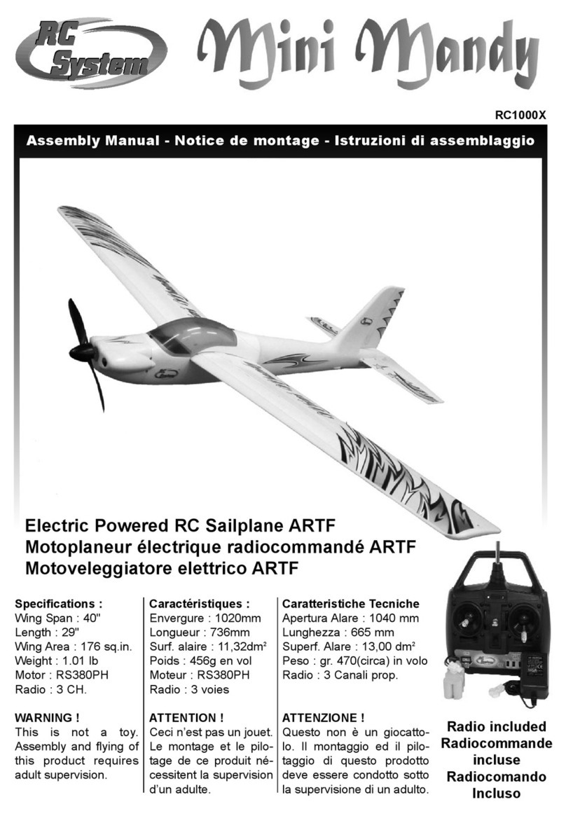 Mini Mandy RC1000X User manual