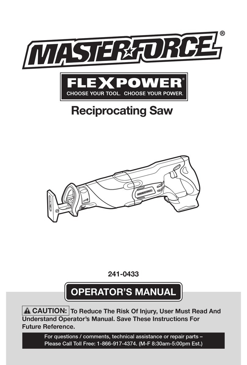 MasterForce 241-0433 Operator's manual