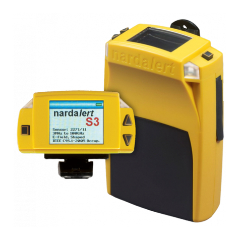 NARDA nardalert S3 User manual