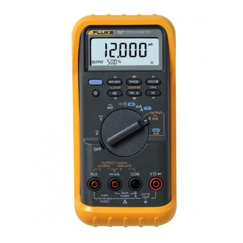 Fluke ProcessMeter 787 user manual