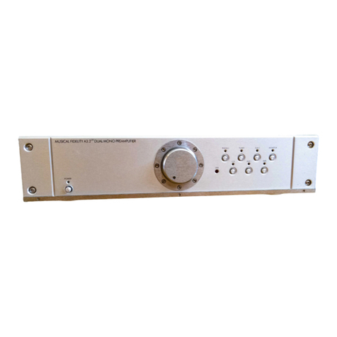 Musical Fidelity A3.2 CR manual