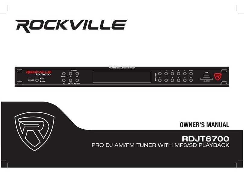 Rockville RDJT6700 owner's manual