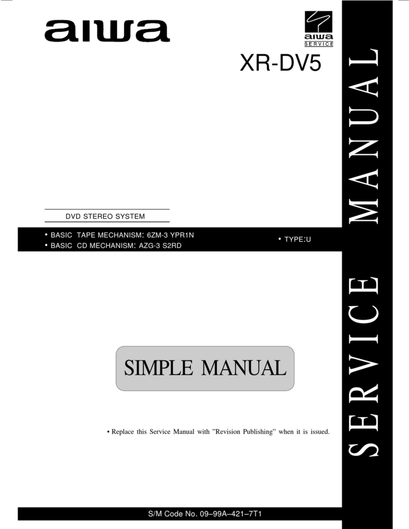 Aiwa XR-DV5 Service manual