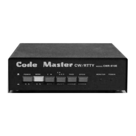 TELEREADER CWR-610E User manual