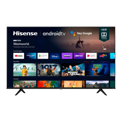 Hisense 40 FHD LED D60 User manual Hisense 40 FHD LED D60 User manual