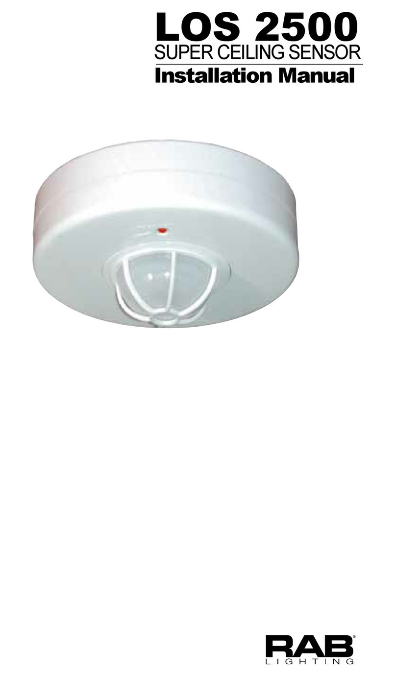 RAB Lighting los 2500 User manual RAB Lighting los 2500 User manual