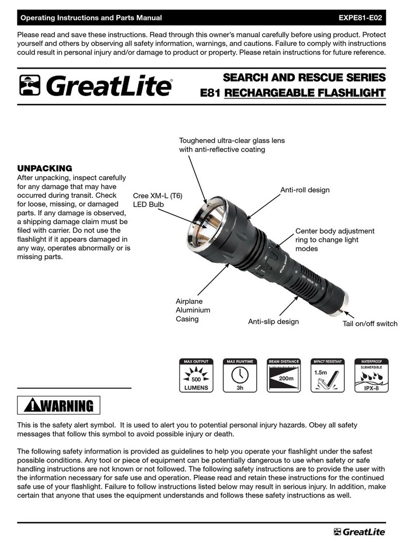 GreatLite EXPE81-E02 Service manual