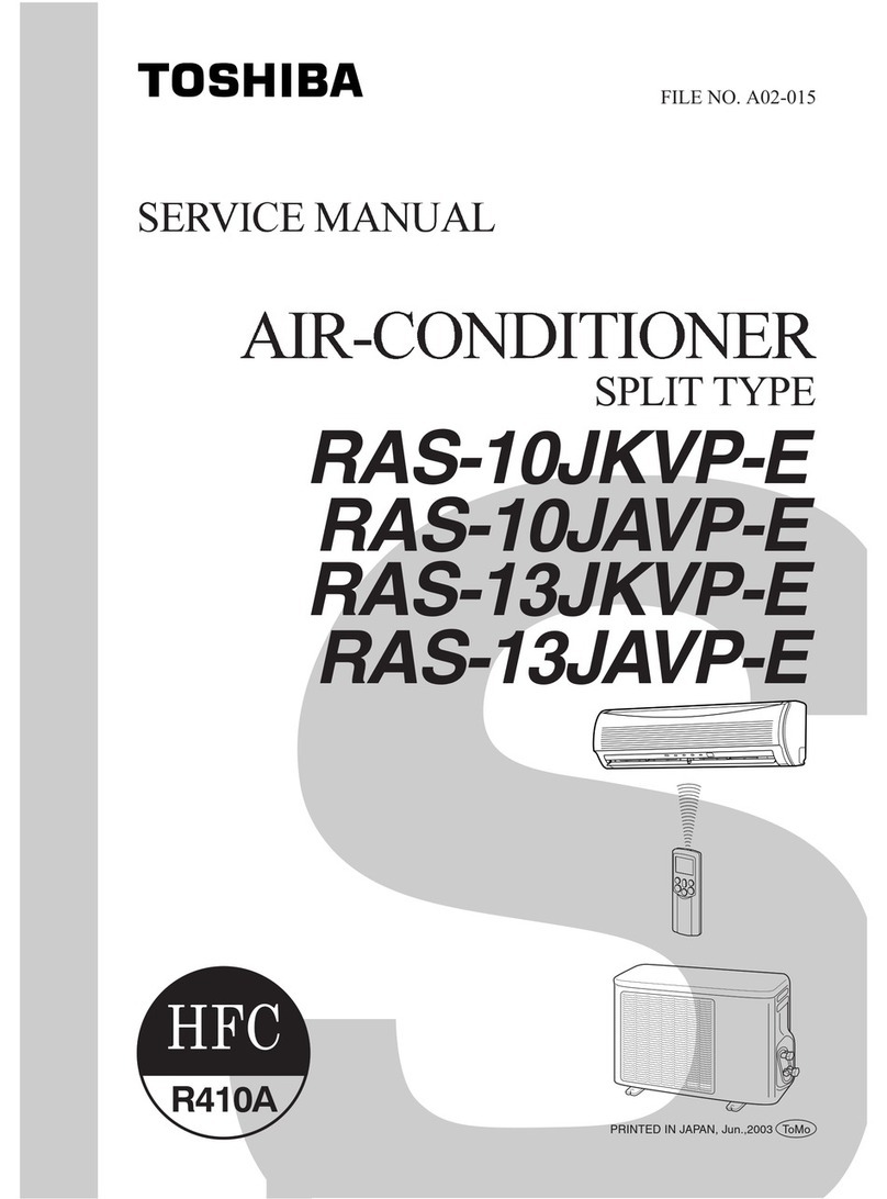 Toshiba RAS-10JKVP-E Service manual