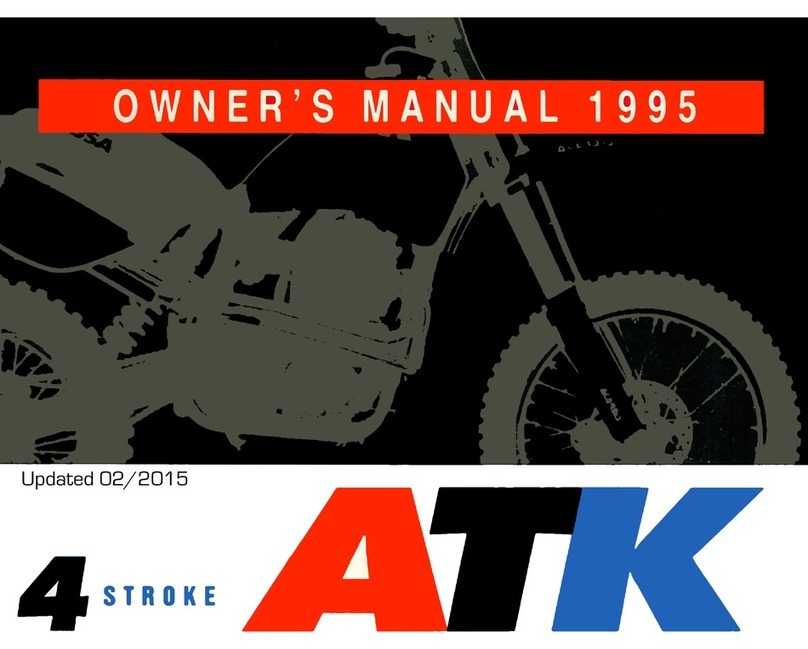 ATK 4 Stroke 1995 User manual