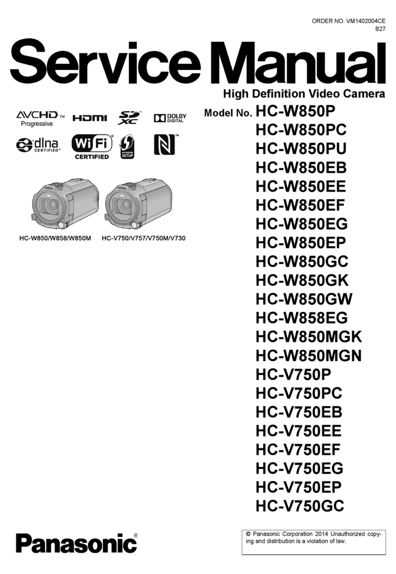 Panasonic HC-W850P User manual Panasonic HC-W850P User manual