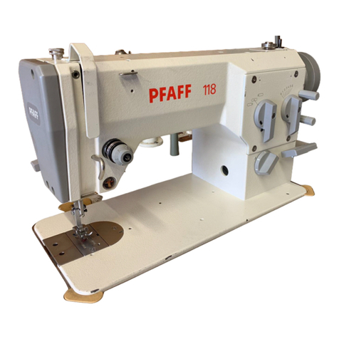 Pfaff 118 User manual