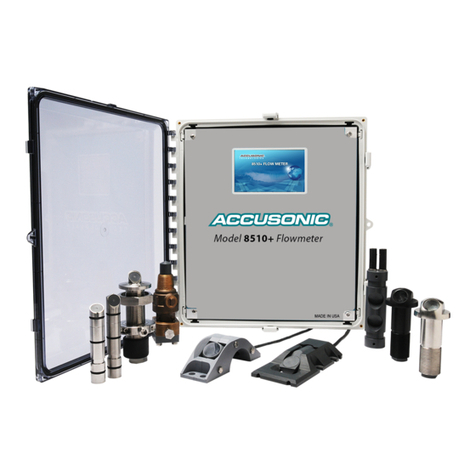 Accusonic 8510+ series Reference manual