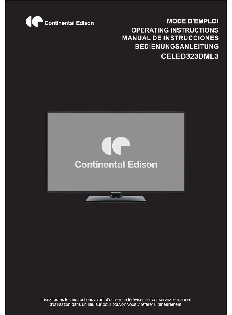 CONTINENTAL EDISON CELED323DML3 operating instructions