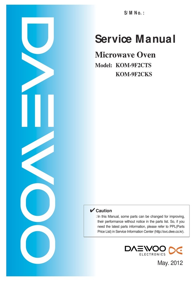 Daewoo KOM-9F2CTS User manual