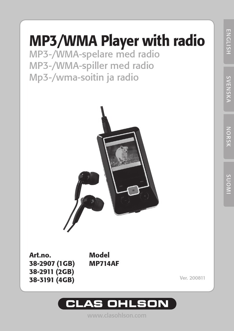 Clas Ohlson MP714AF User manual