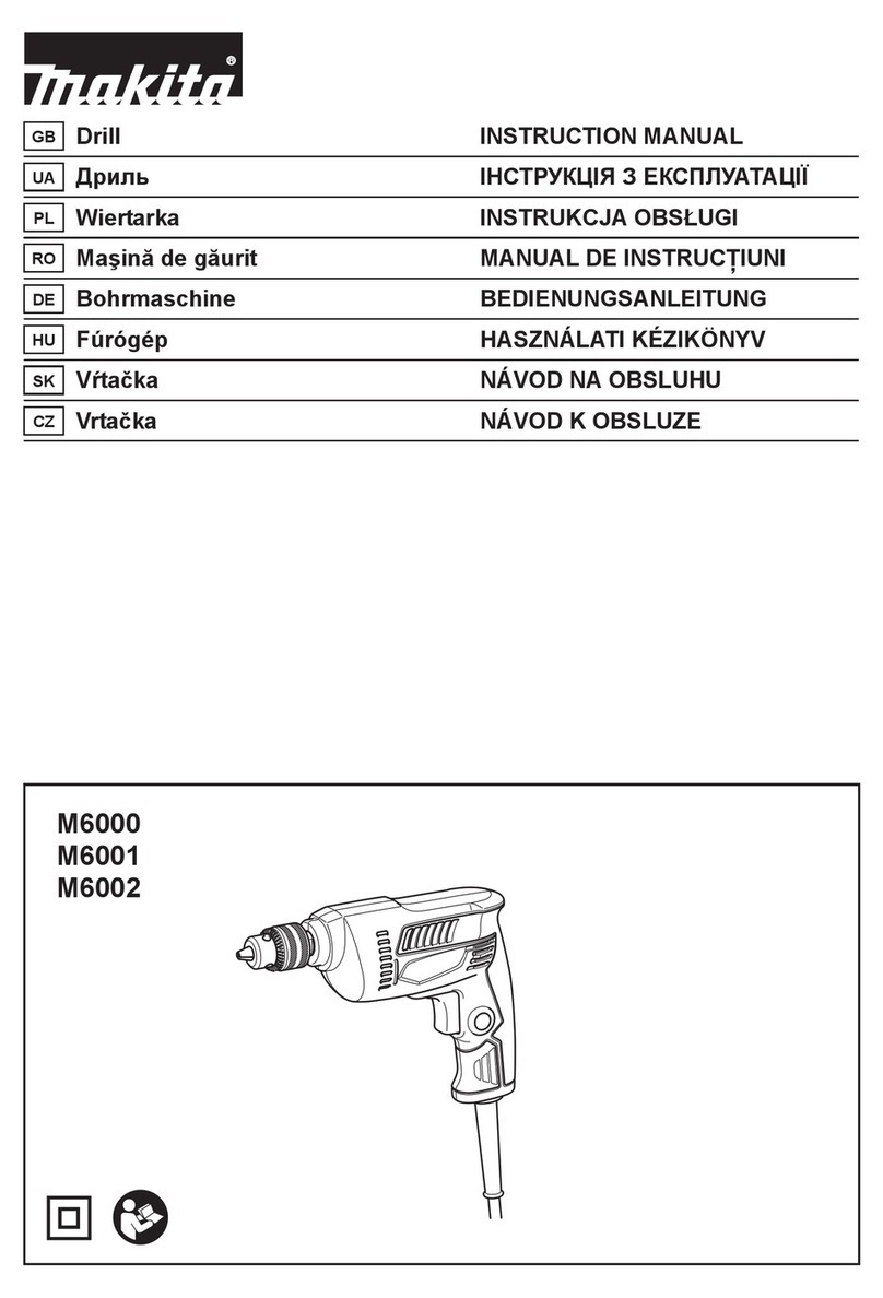 Makita M6001 instruction manual