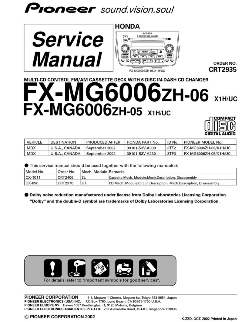 Pioneer FX-MG6006ZH-06 User manual