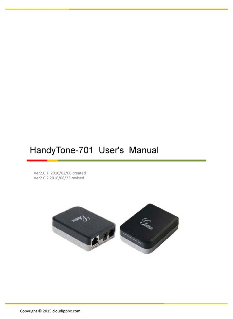 Grandstream Networks HandyTone-701 user manual