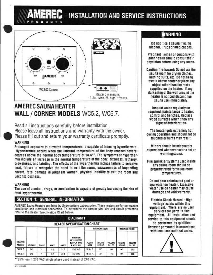 Amerec WC6.7 Quick guide
