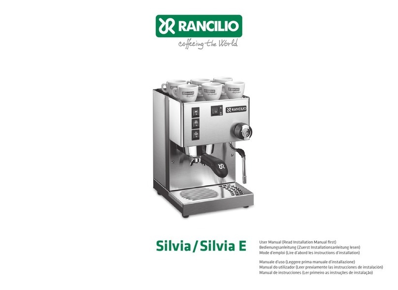Rancilio Silvia User manual