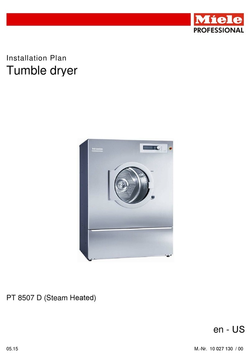Miele PT 8507 D Installations plan