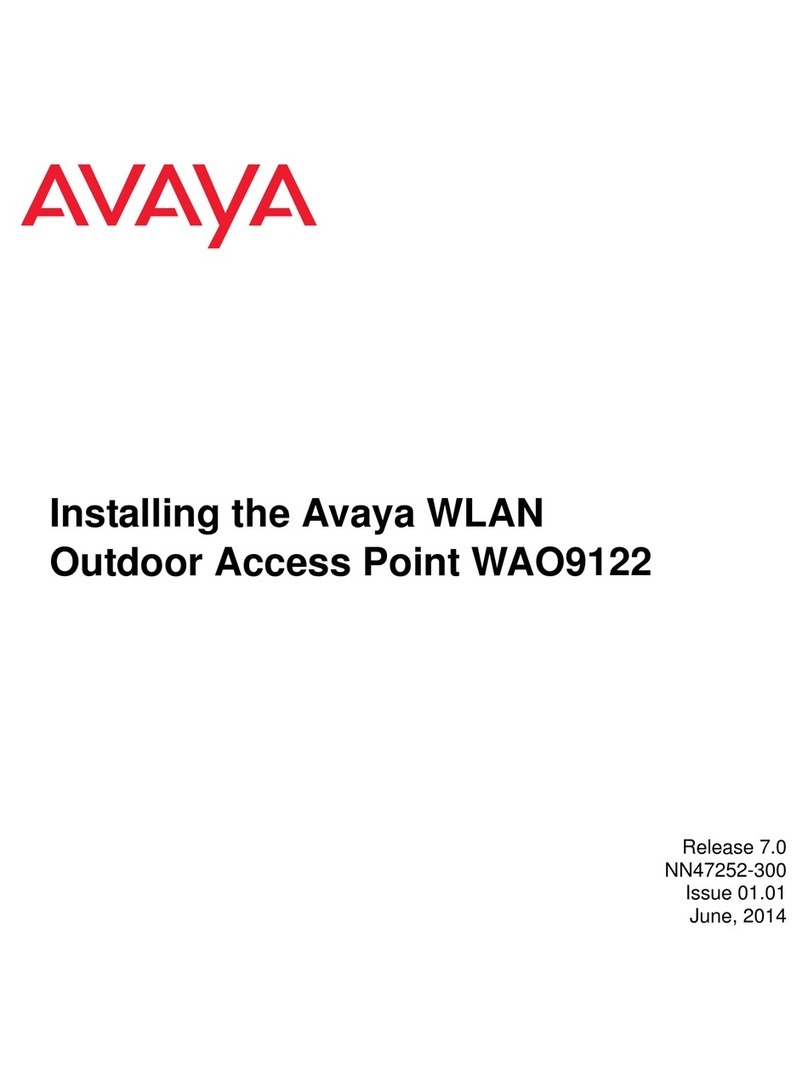 Avaya WAO9122 Installation