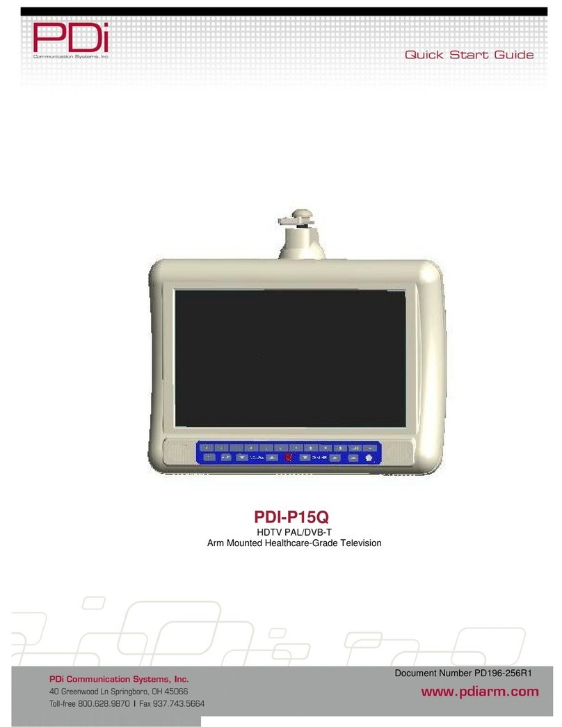 PDi PDI-P15Q quick start guide