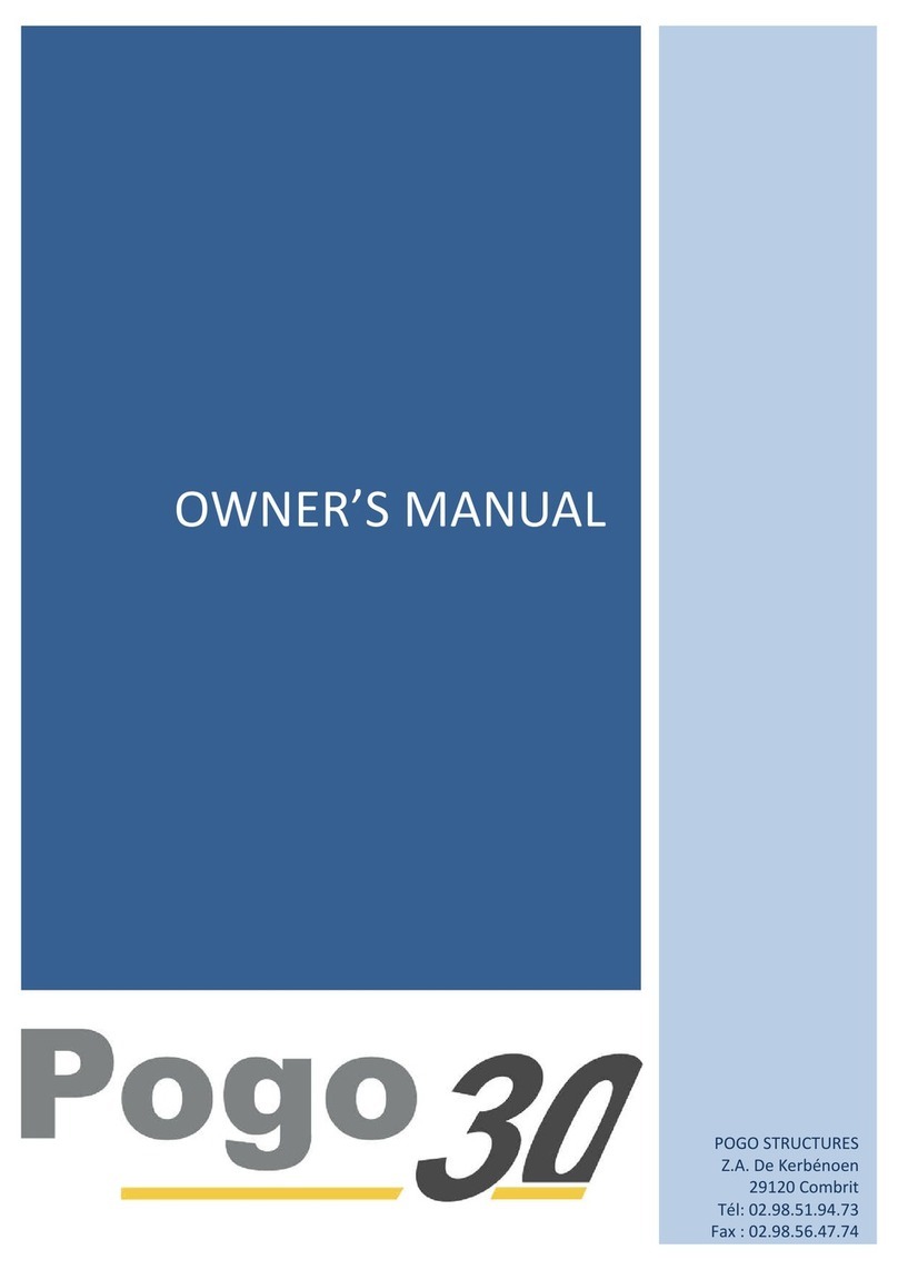 Pogo 30 owner's manual