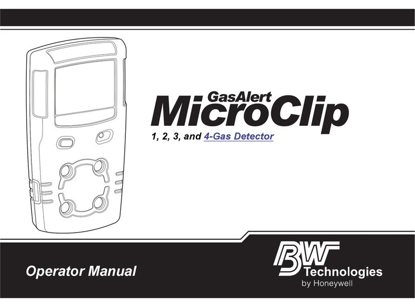 BW Technologies Micro Clip XT Operator's manual