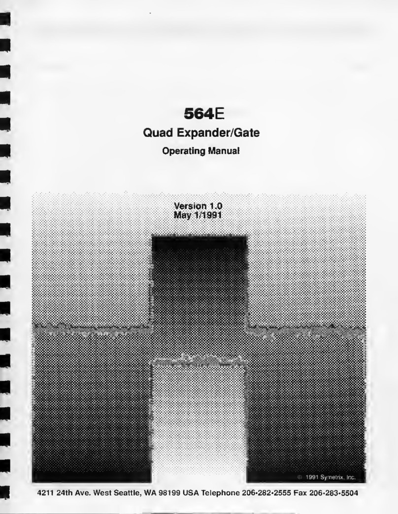 Symetrix 564E operating manual