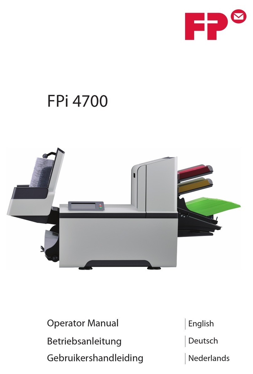 FP FPi 4700 Operator's manual