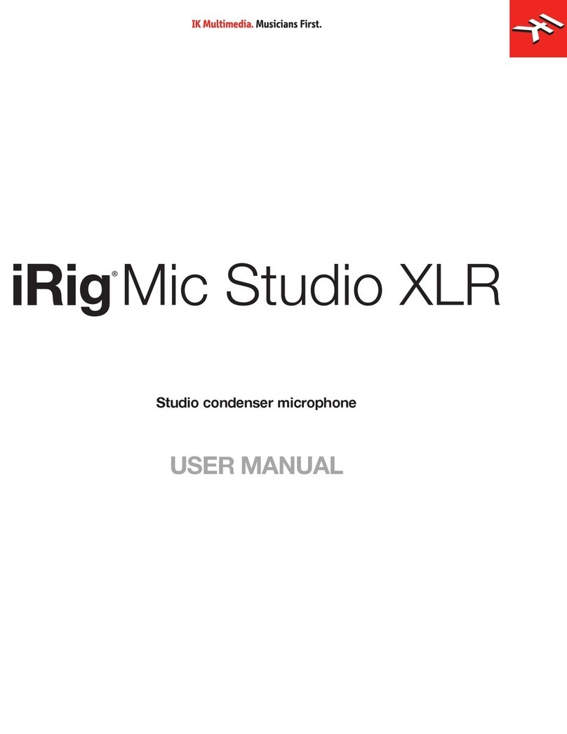 IK Multimedia iRig Mic Studio XLR User manual
