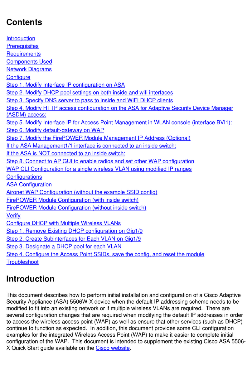 Cisco ASA 5506W-X User manual