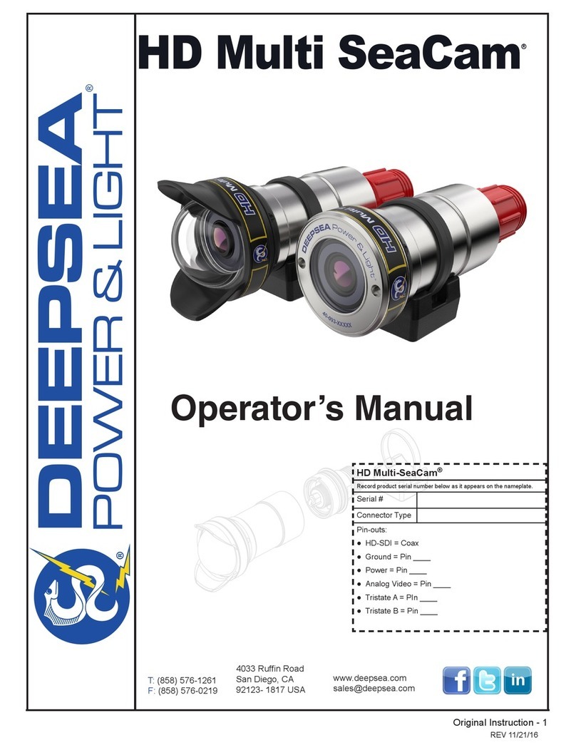 DeepSea Power & Light HD Multi SeaCam User manual