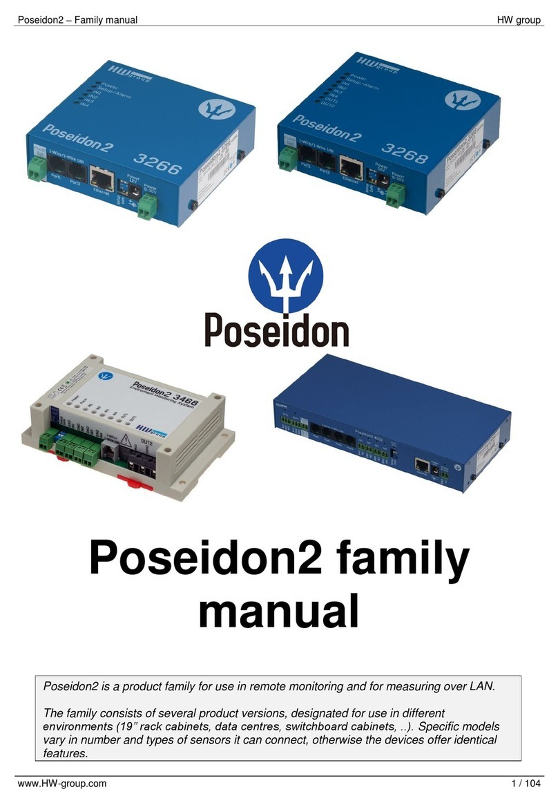 HW Group Poseidon2 3266 manual