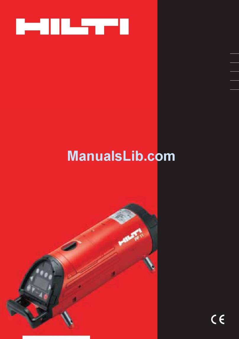 Hilti PP10 User manual