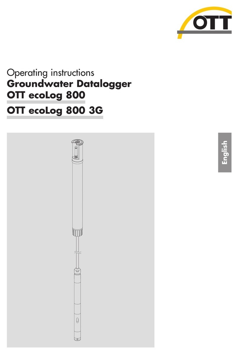 OTT ecoLog 800 operating instructions
