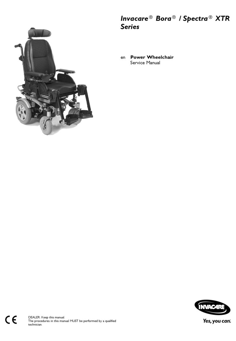 Invacare Bora XTR Series User manual