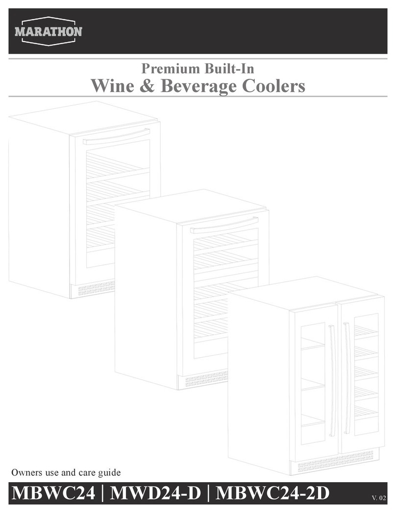 Marathon MBWC24 Owner's use and care guide