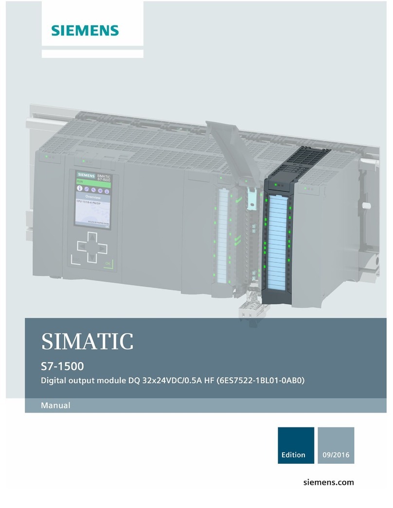 Siemens Simatic S7-1500 User manual
