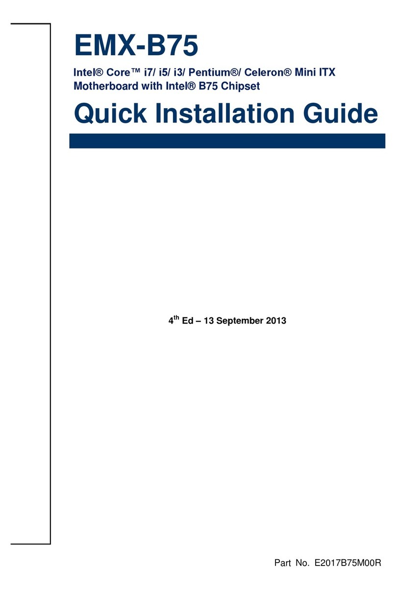 Avalue Technology EMX-B75 User manual