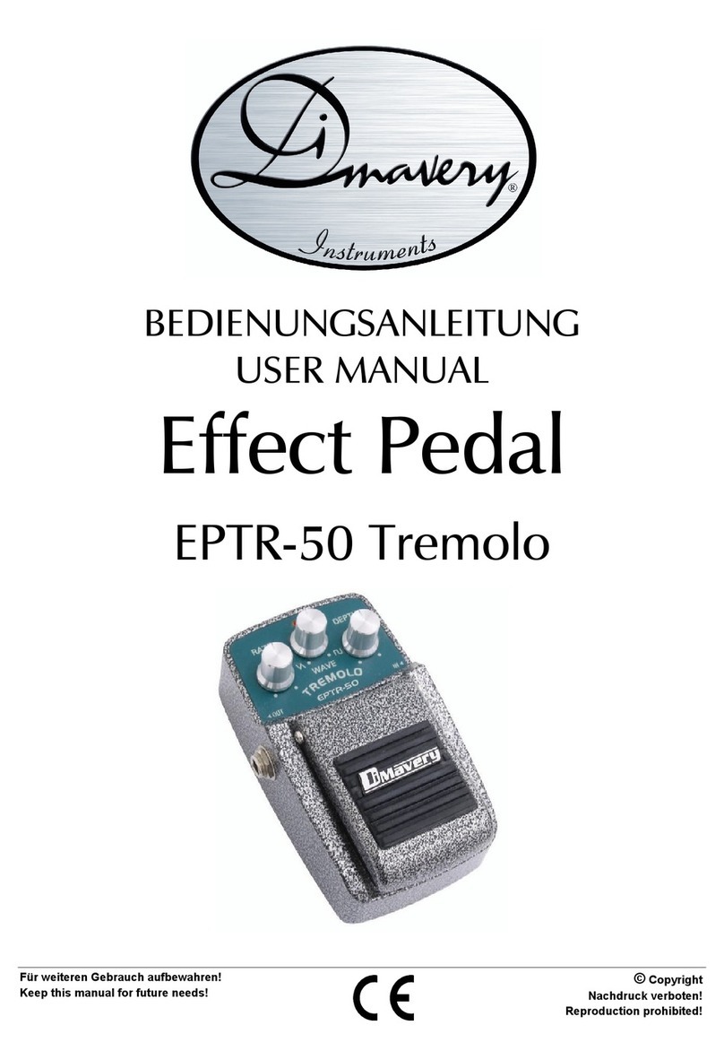 Dimavery EPTR-50 Tremolo user manual