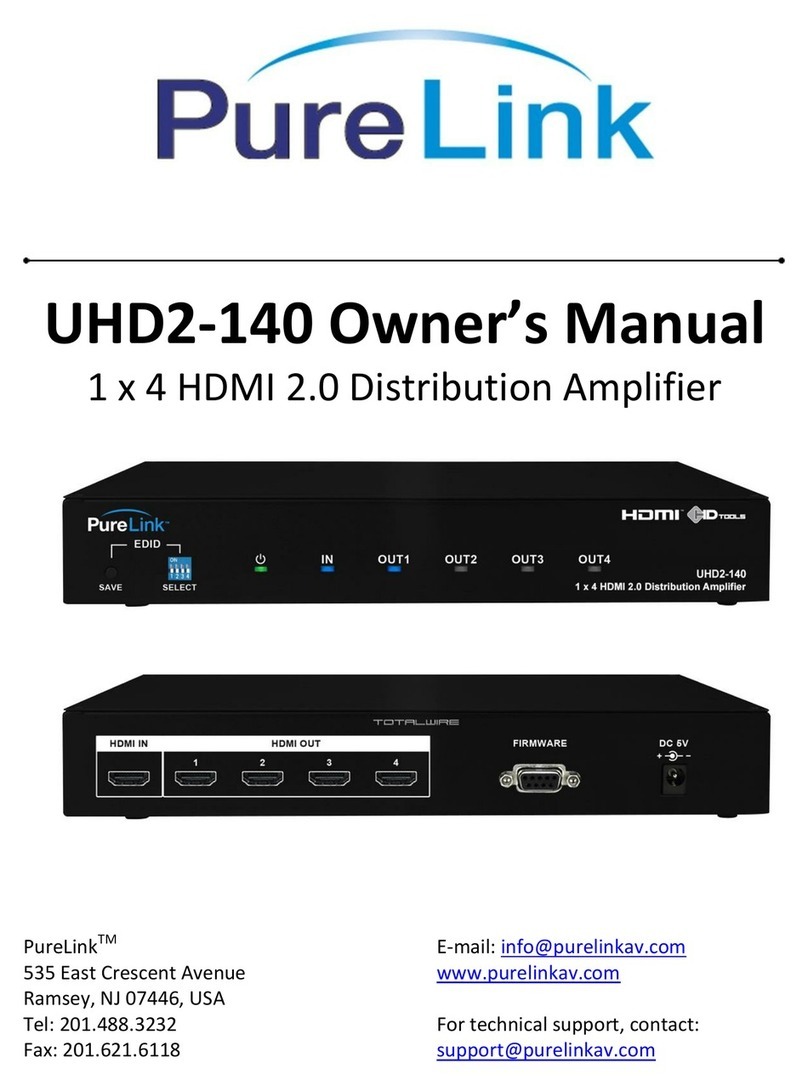 PureLink UHD2-140 User manual