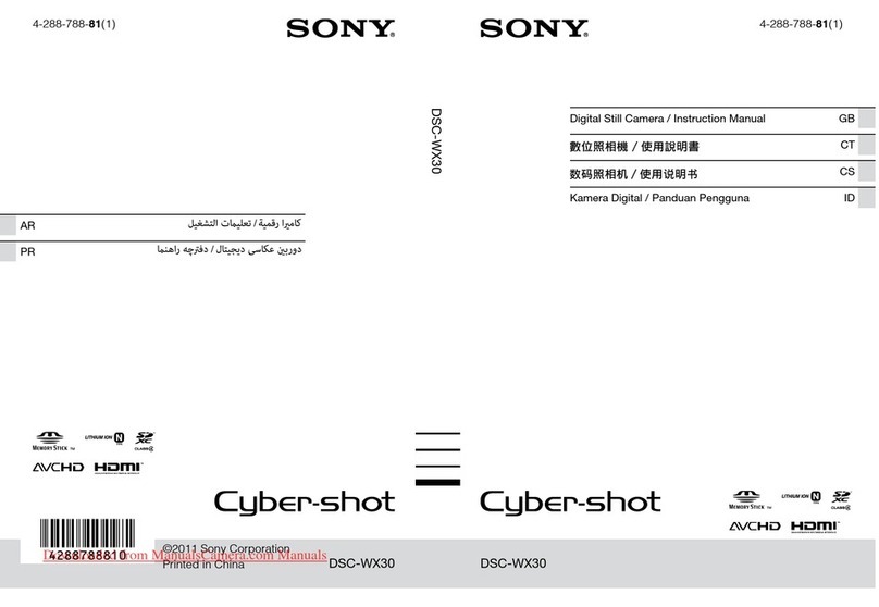 Sony Cyber-shot DSC-WX30 User manual