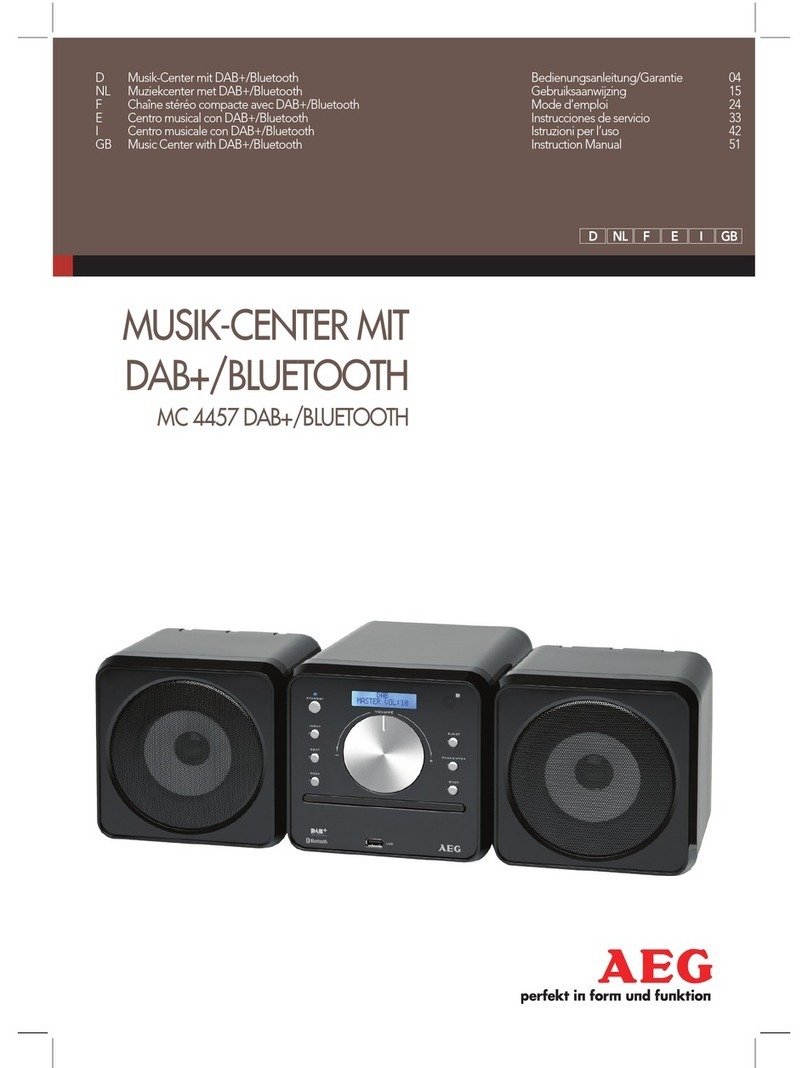 AEG MC 4457 User manual