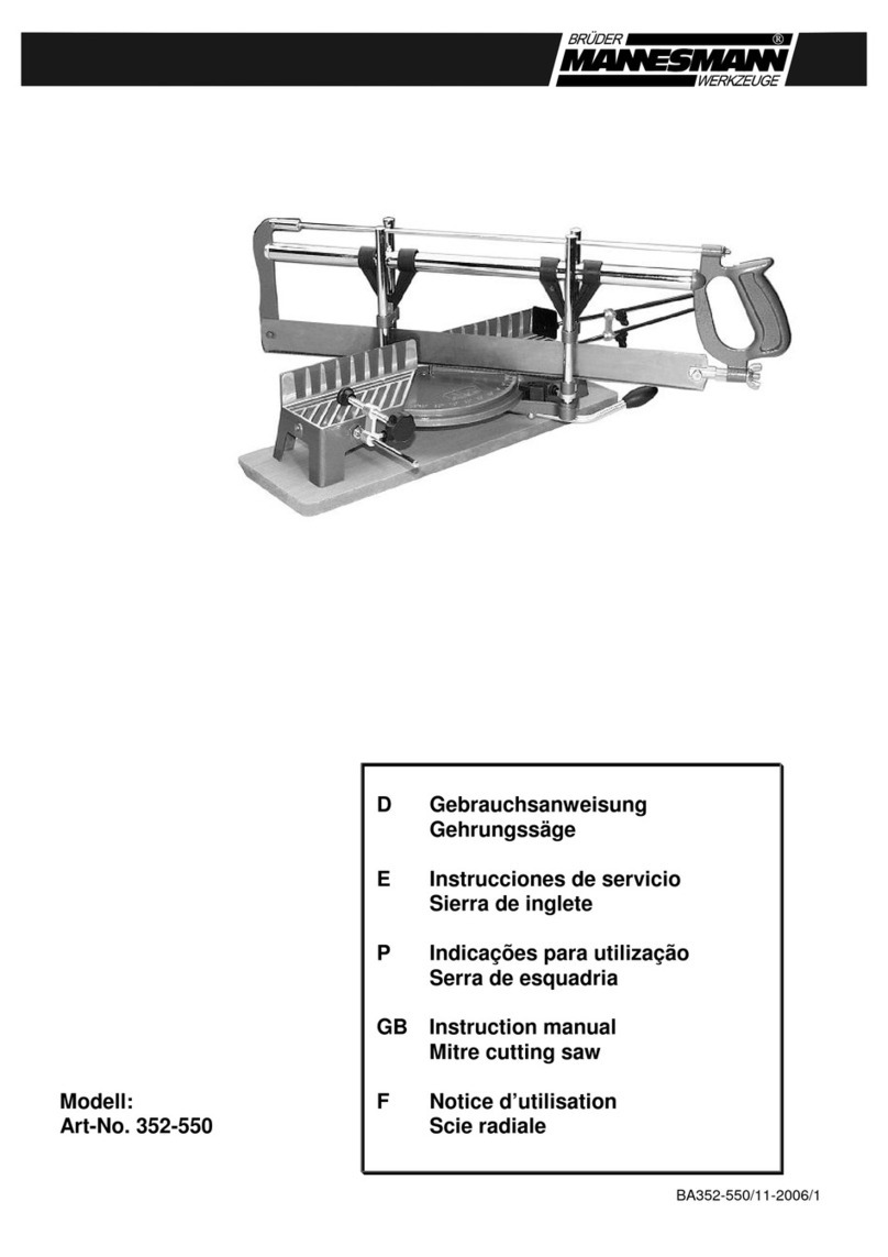 Mannesmann 352-550 instruction manual