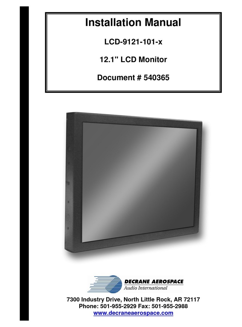 decrane aerospace LCD-9121-101 SERIES User manual decrane aerospace LCD-9121-101 SERIES User manual