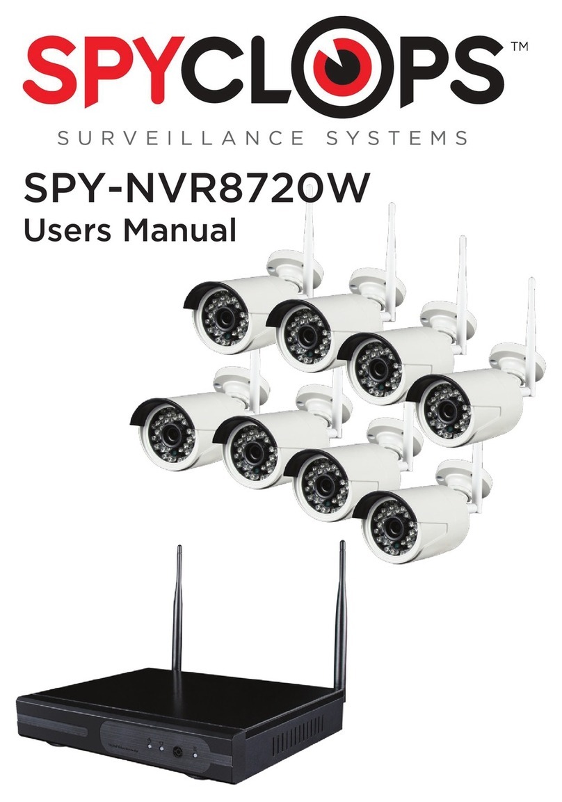 Spyclops SPY-NVR8720W user manual