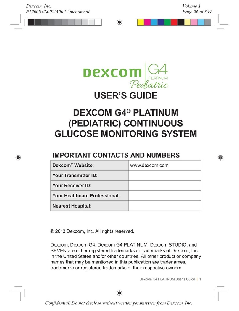 Dexcom G4 Platinum user guide